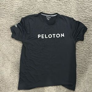 Peloton 100 ride CENTURY Tech shirt, poly/spandex blend, made in India, Medium